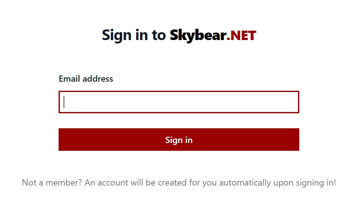 Skybear.net Scripts sign in page Skybear.net Scripts sign in page